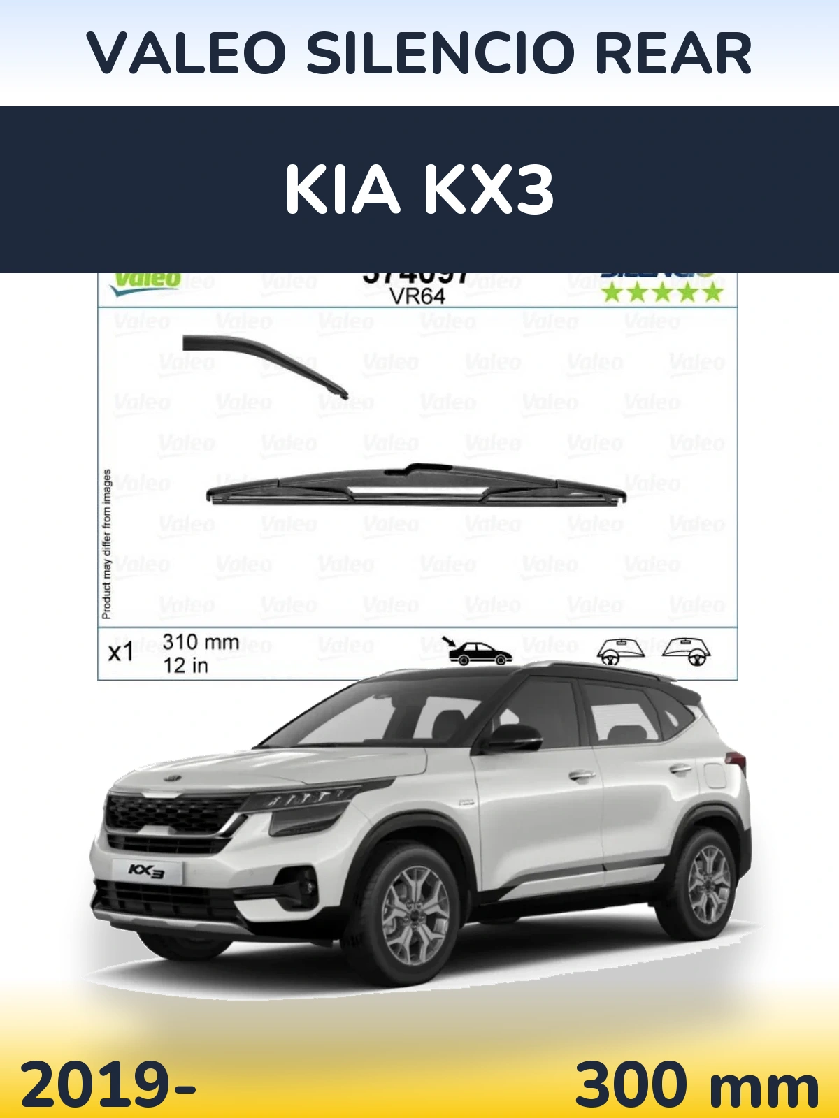Ștergătoare Valeo Silencio Rear pentru KIA KX3