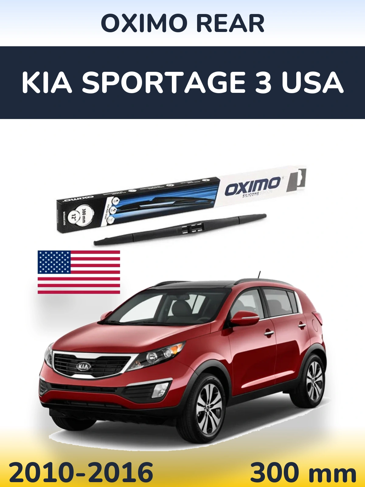Ștergătoare Oximo Rear pentru KIA Sportage 3 USA