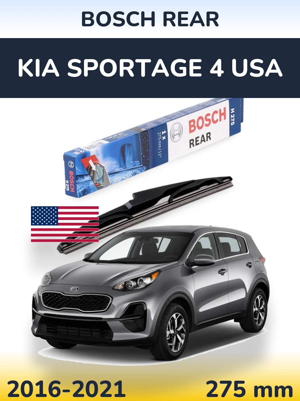 Ștergătoare BOSCH Rear pentru KIA Sportage 4 USA