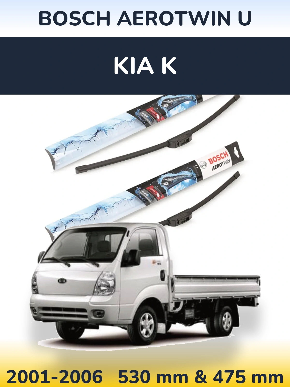 Ștergătoare BOSCH AeroTwin U pentru KIA K