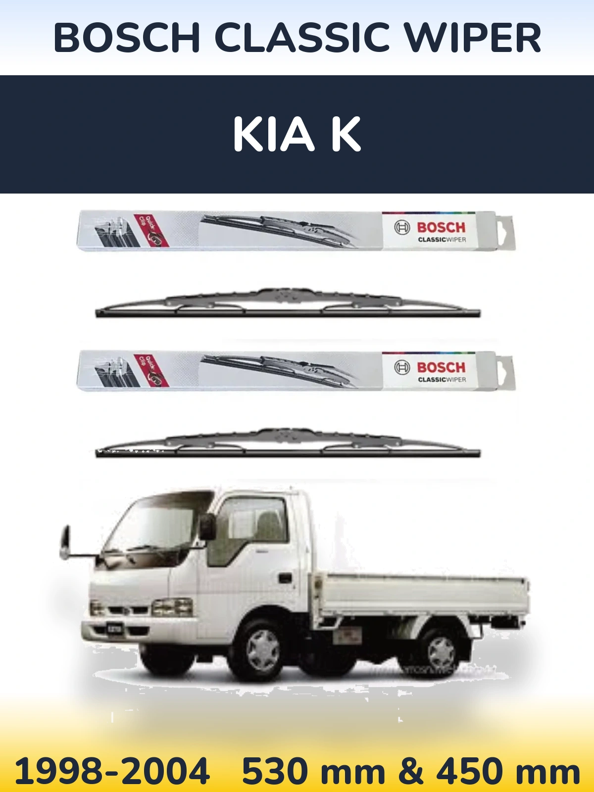 Ștergătoare BOSCH Classic Wiper pentru KIA K