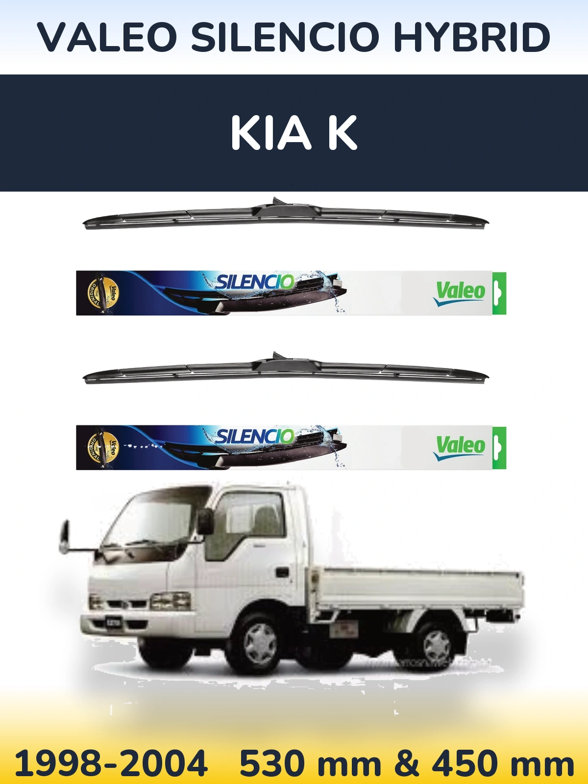 Ștergătoare Valeo Silencio Hybrid pentru KIA K