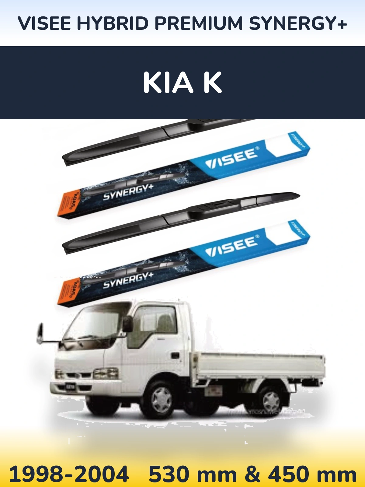Ștergătoare VISEE HYBRID PREMIUM SYNERGY+ pentru KIA K
