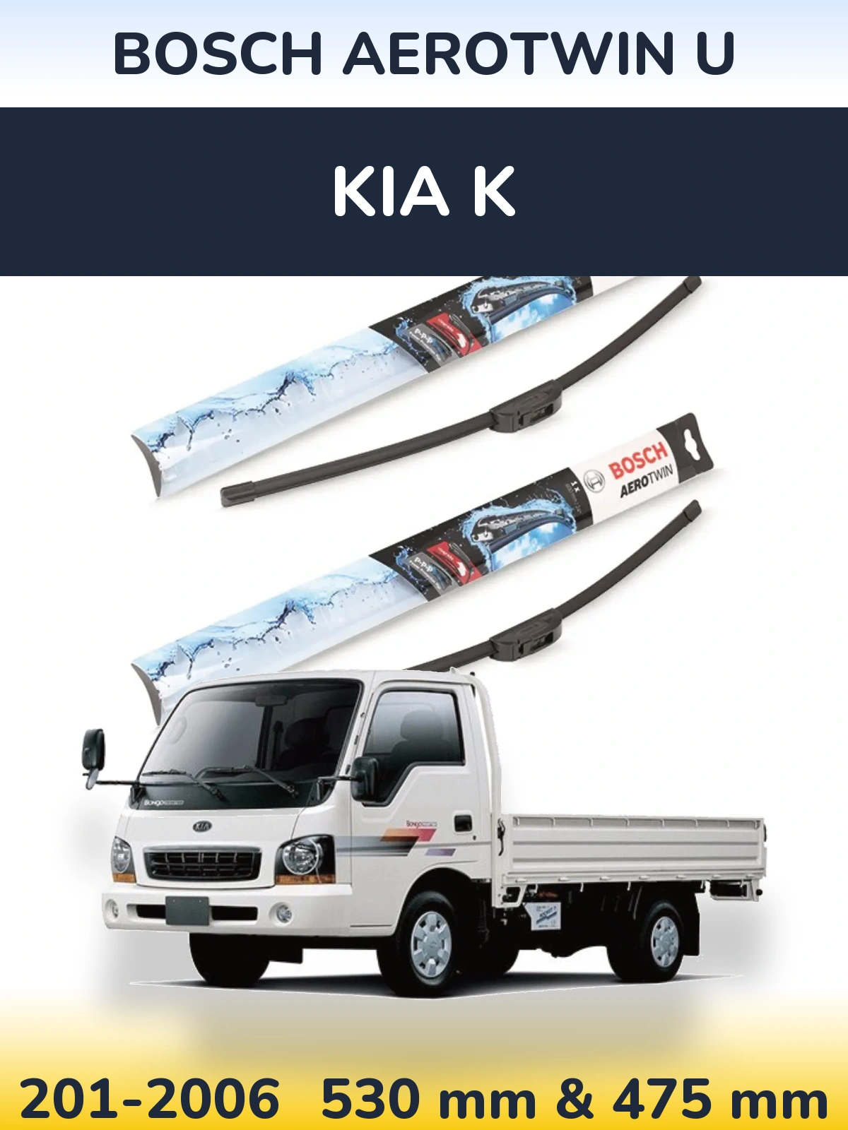 Ștergătoare BOSCH AeroTwin U pentru KIA K