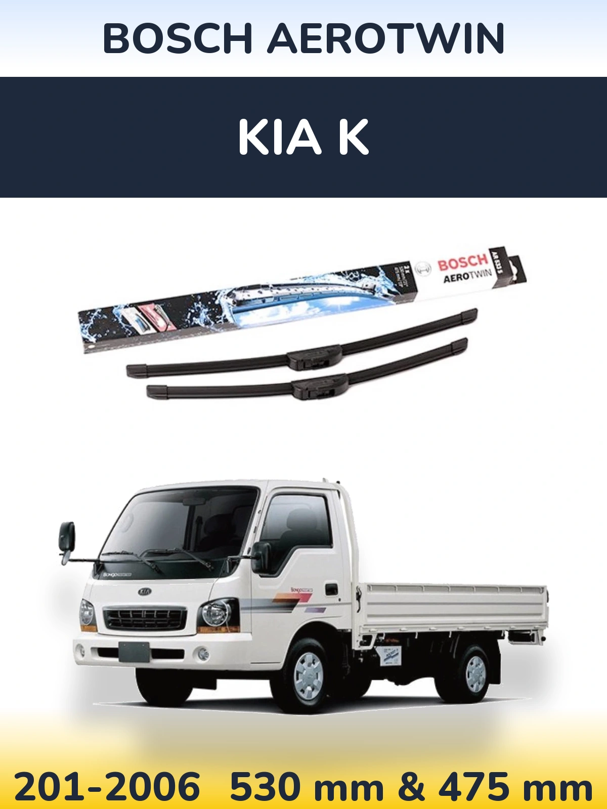 Ștergătoare BOSCH AeroTwin pentru KIA K