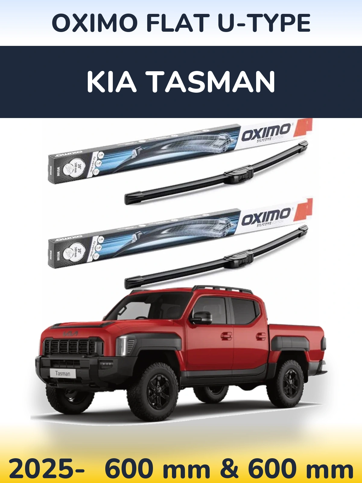 Ștergătoare Oximo Flat U-type pentru KIA Tasman