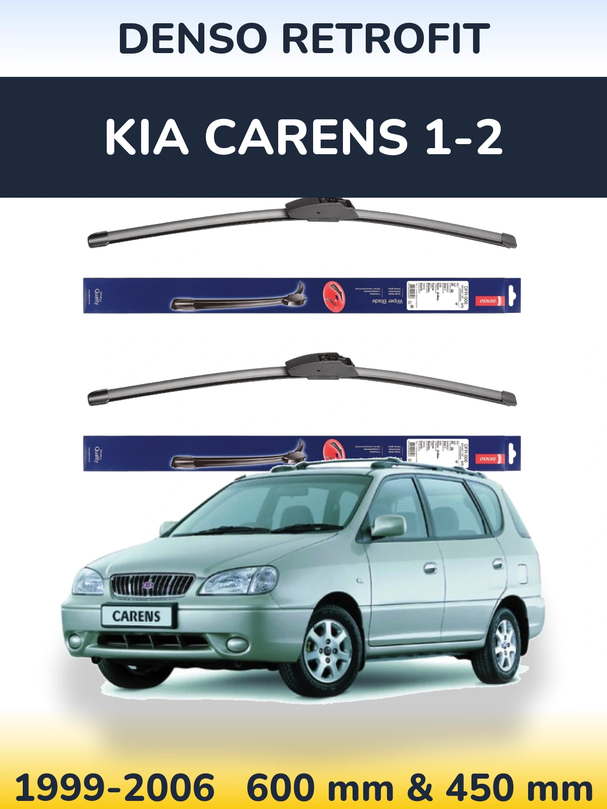 Ștergătoare Denso Retrofit pentru KIA Carens 1-2
