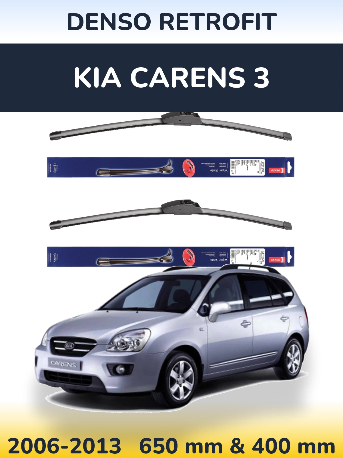 Ștergătoare Denso Retrofit pentru KIA Carens 3