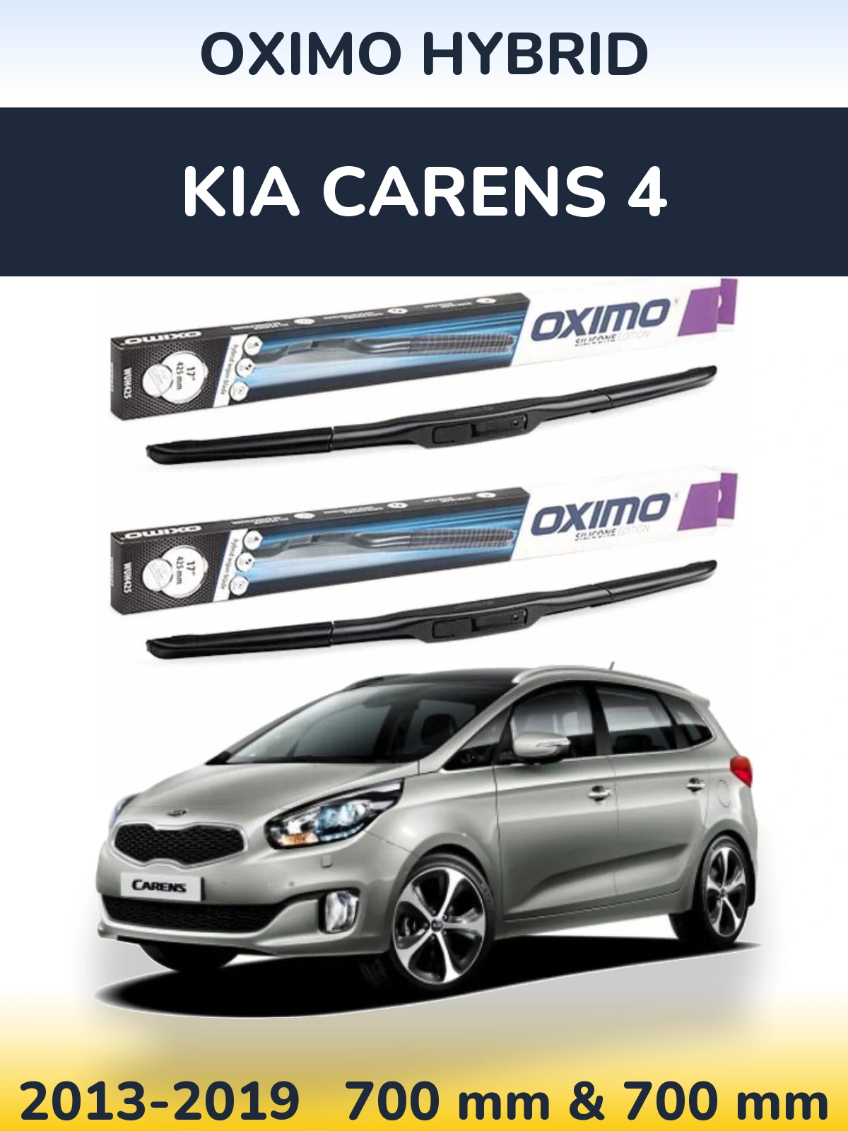 Ștergătoare Oximo Hybrid pentru KIA Carens 4