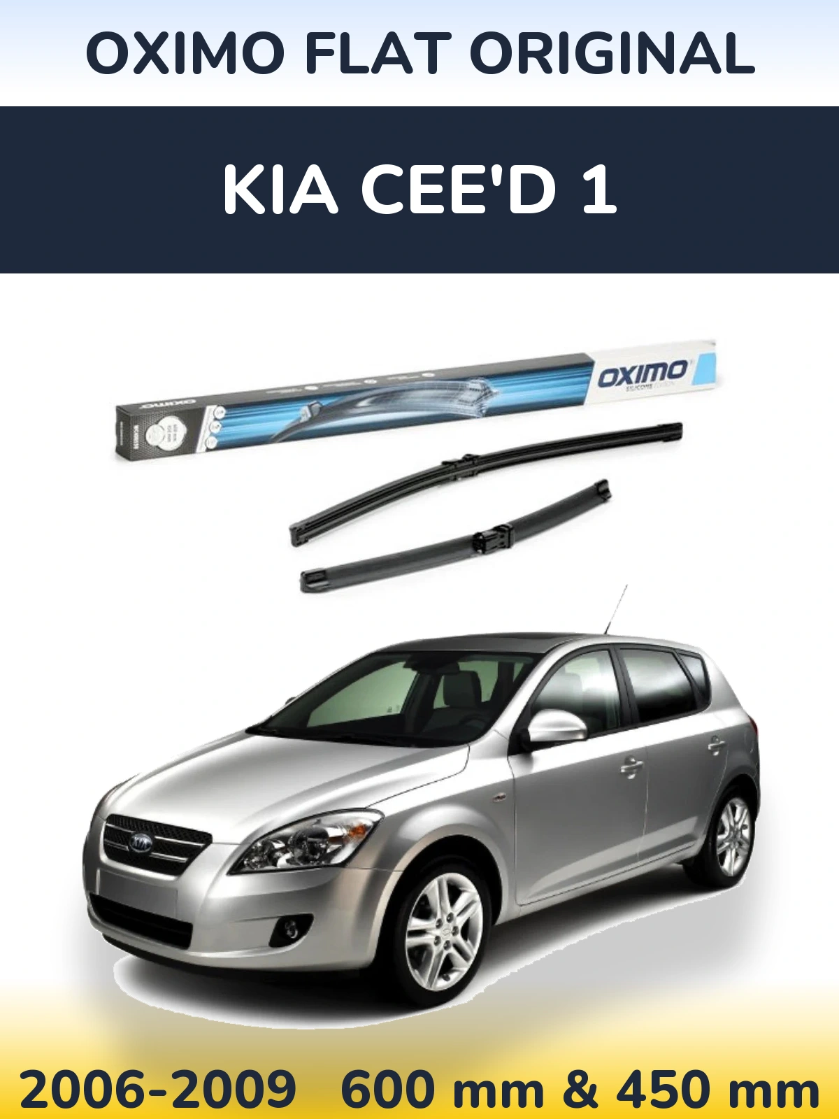 Ștergătoare Oximo Flat Original pentru KIA Cee'd 1
