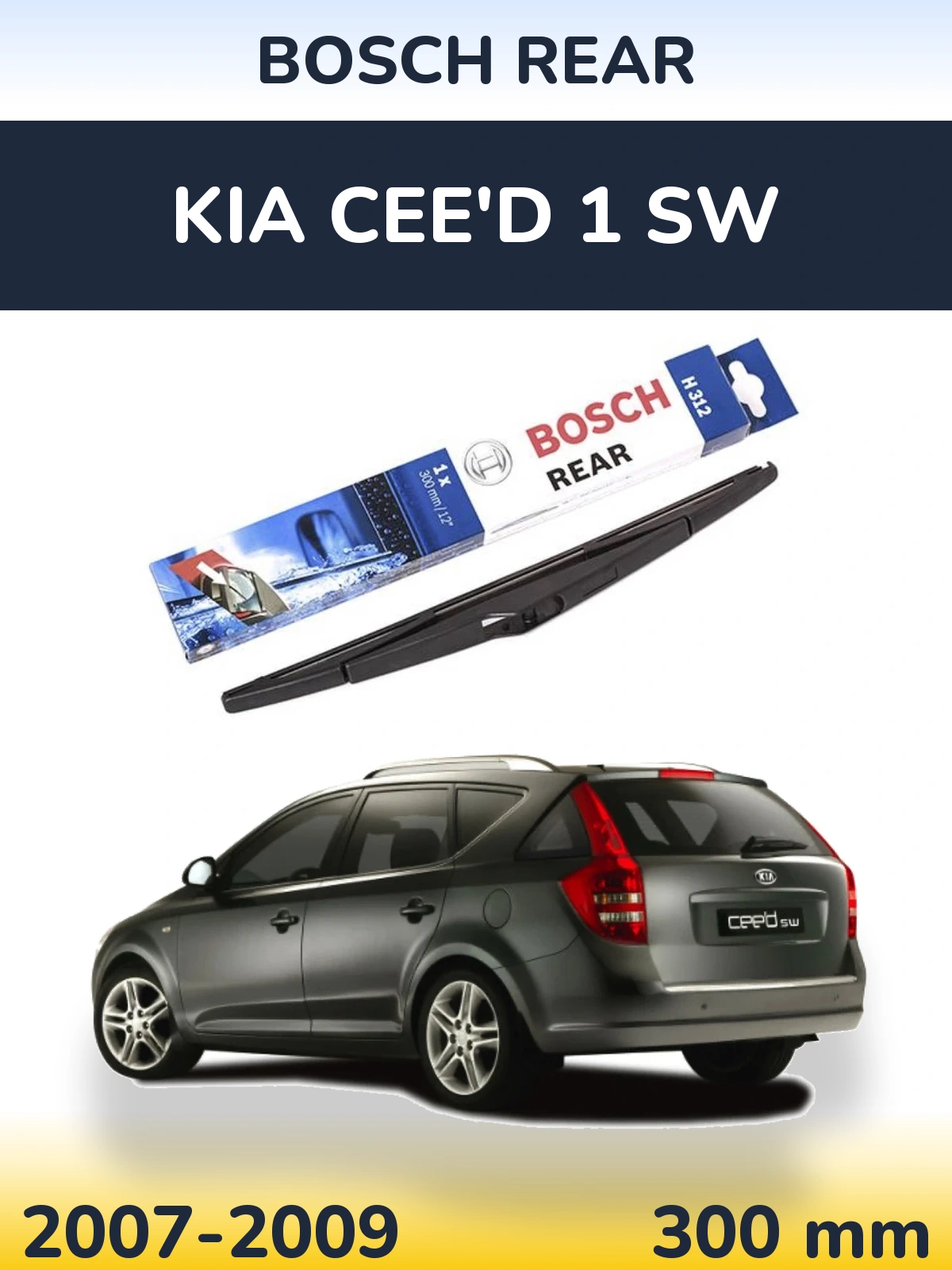 Ștergătoare BOSCH Rear pentru KIA Cee'd 1 SW