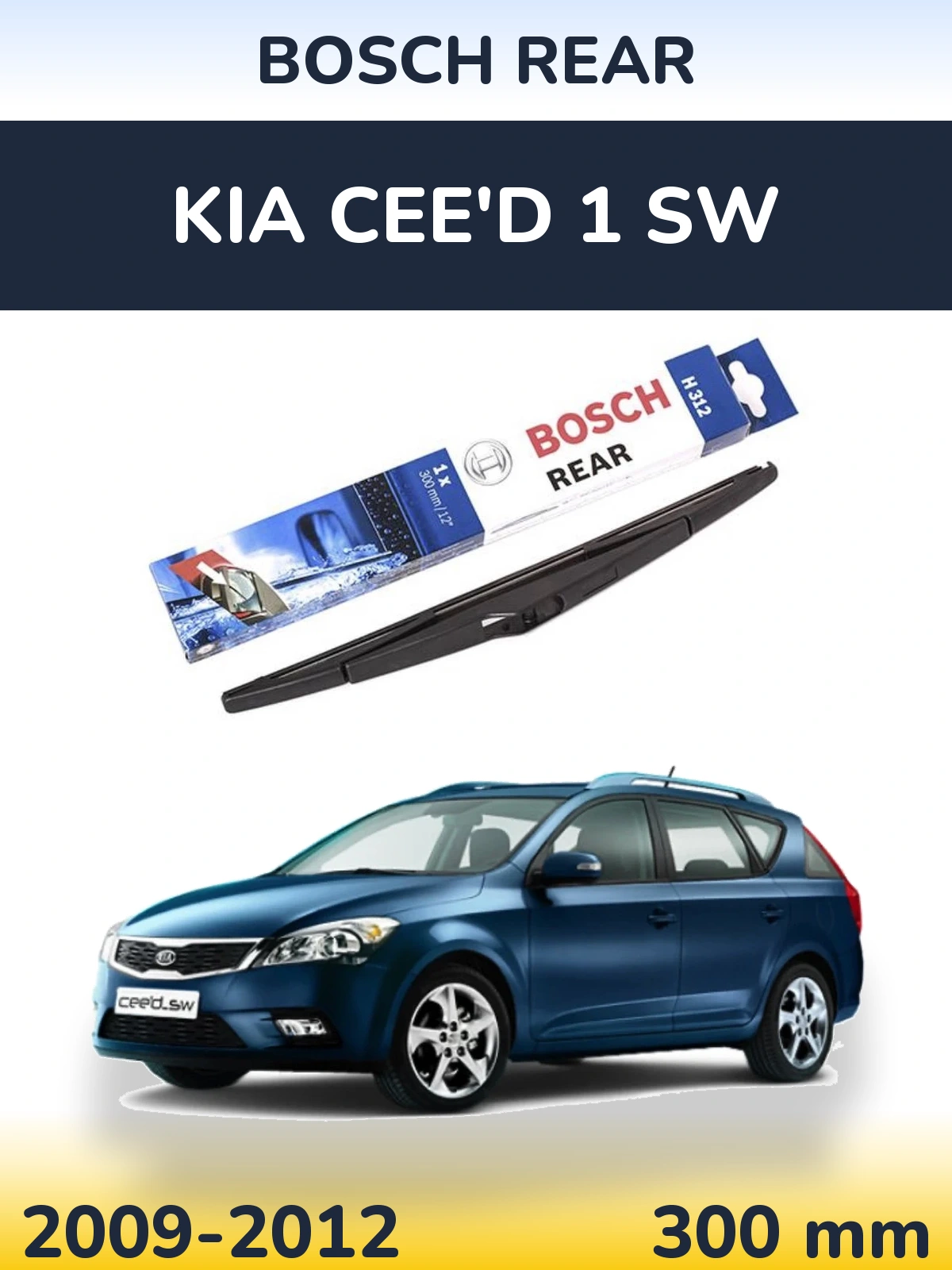 Ștergătoare BOSCH Rear pentru KIA Cee'd 1 SW