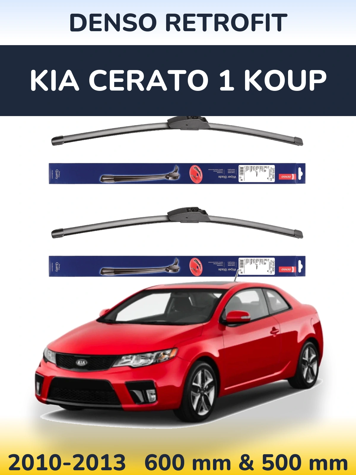 Ștergătoare Denso Retrofit pentru KIA Cerato 1 Koup