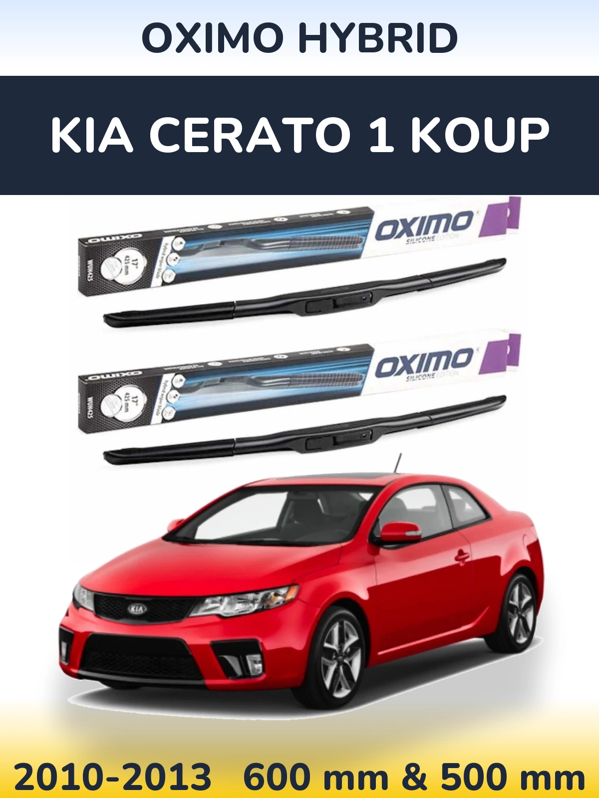 Ștergătoare Oximo Hybrid pentru KIA Cerato 1 Koup