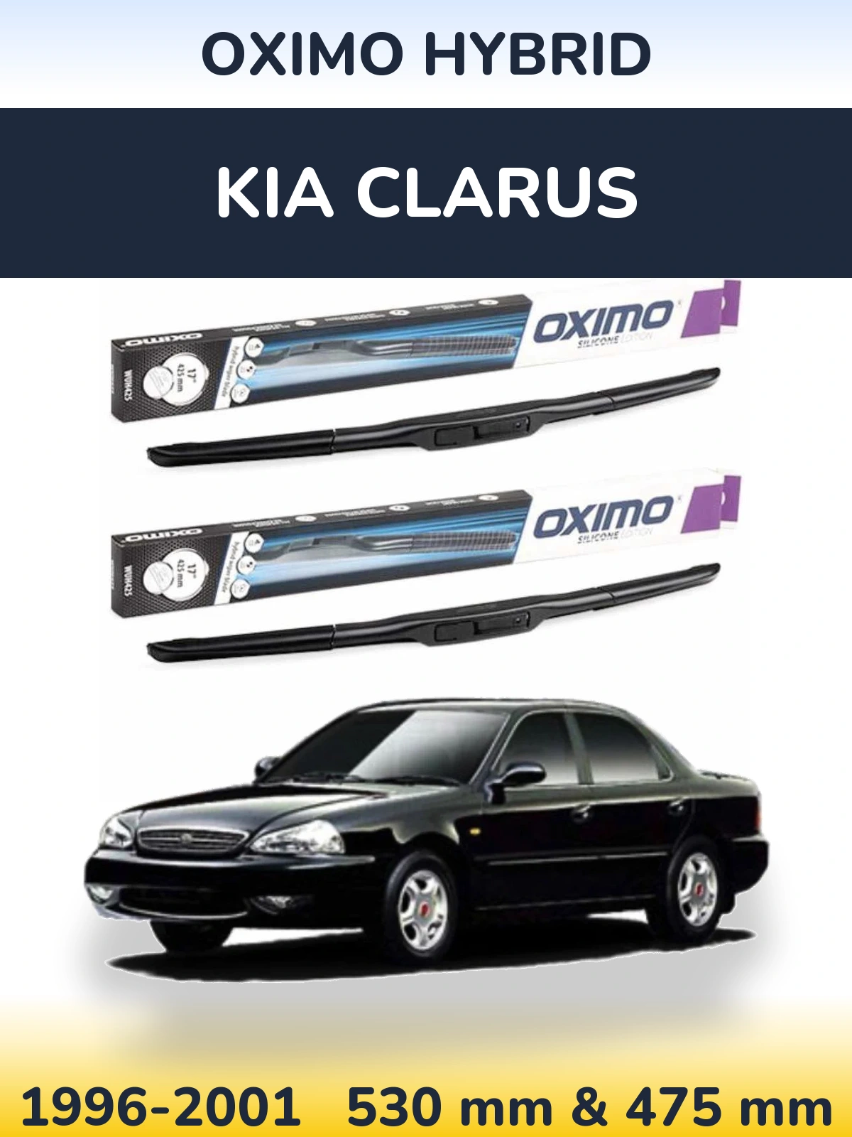 Ștergătoare Oximo Hybrid pentru KIA Clarus