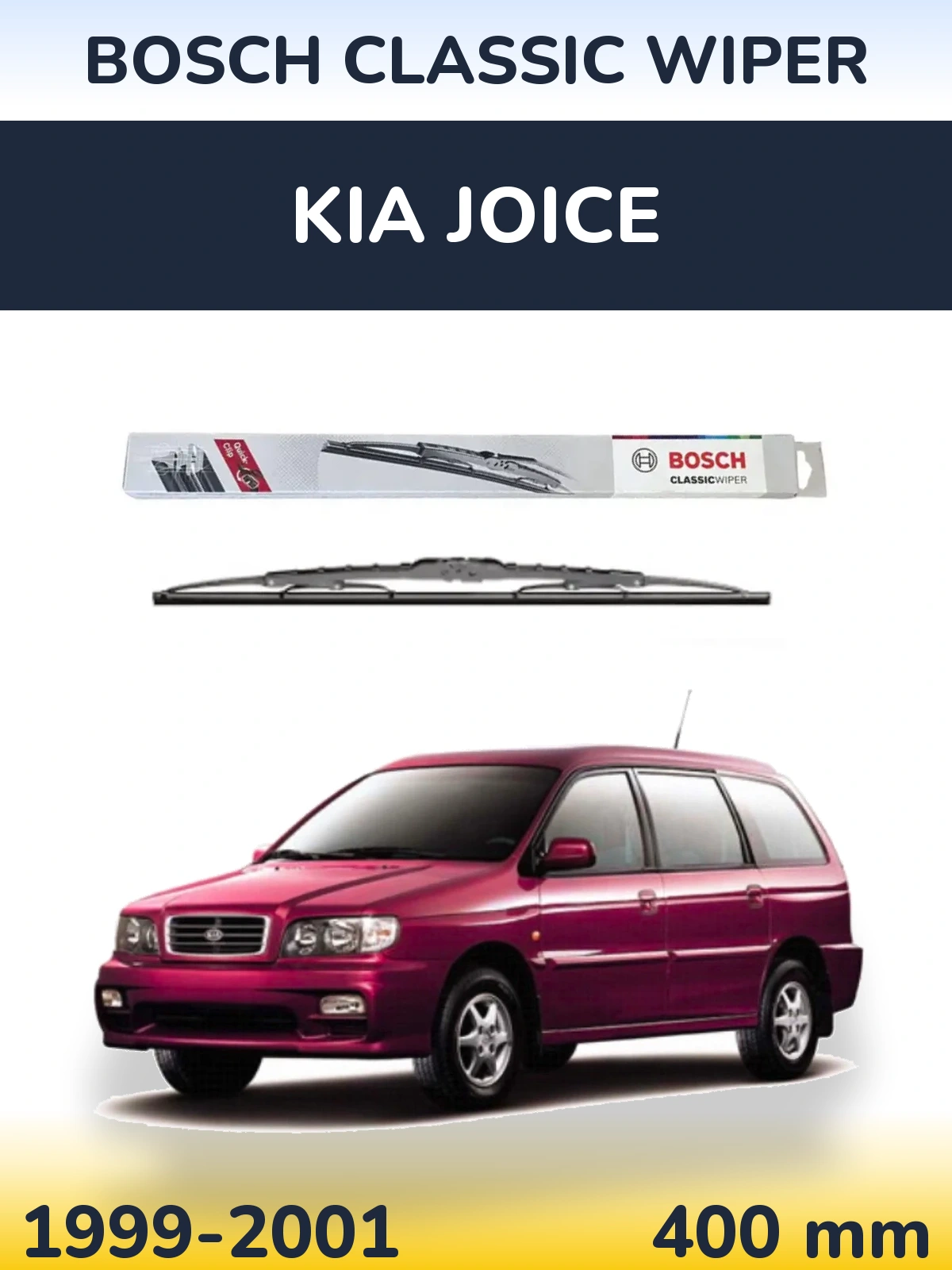 Ștergătoare BOSCH Classic Wiper pentru KIA Joice