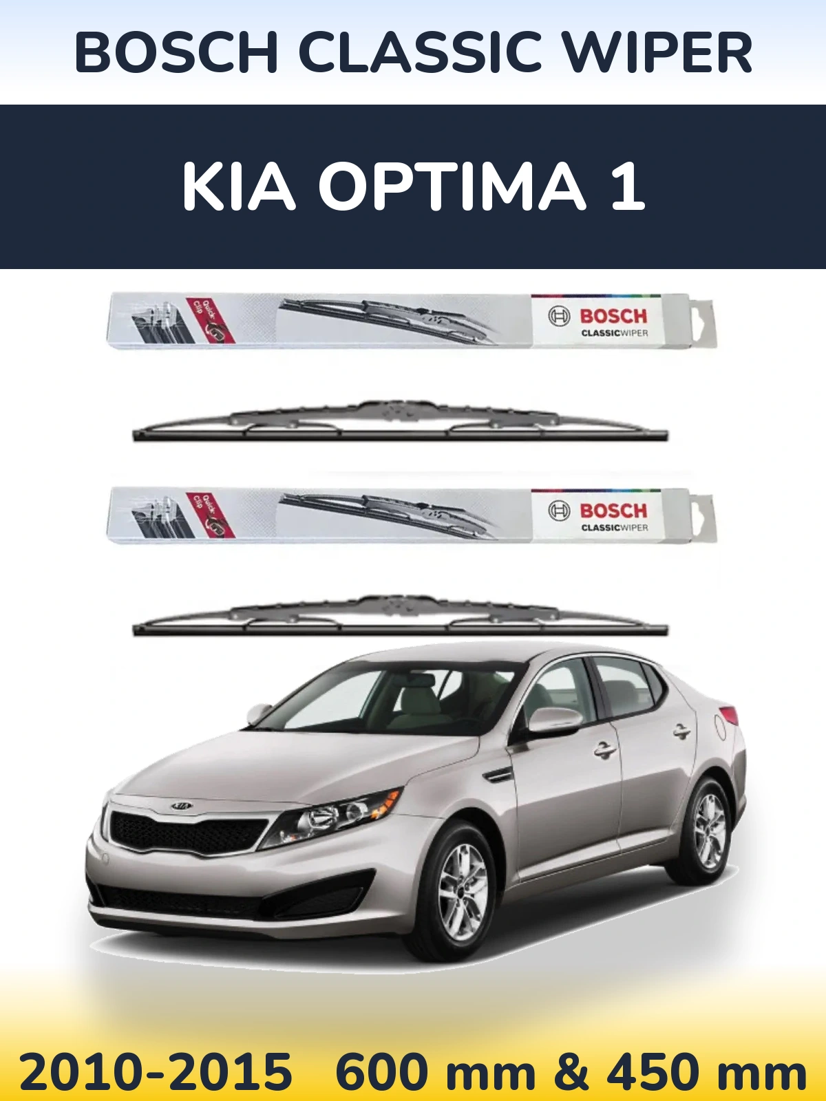 Ștergătoare BOSCH Classic Wiper pentru KIA Optima 1