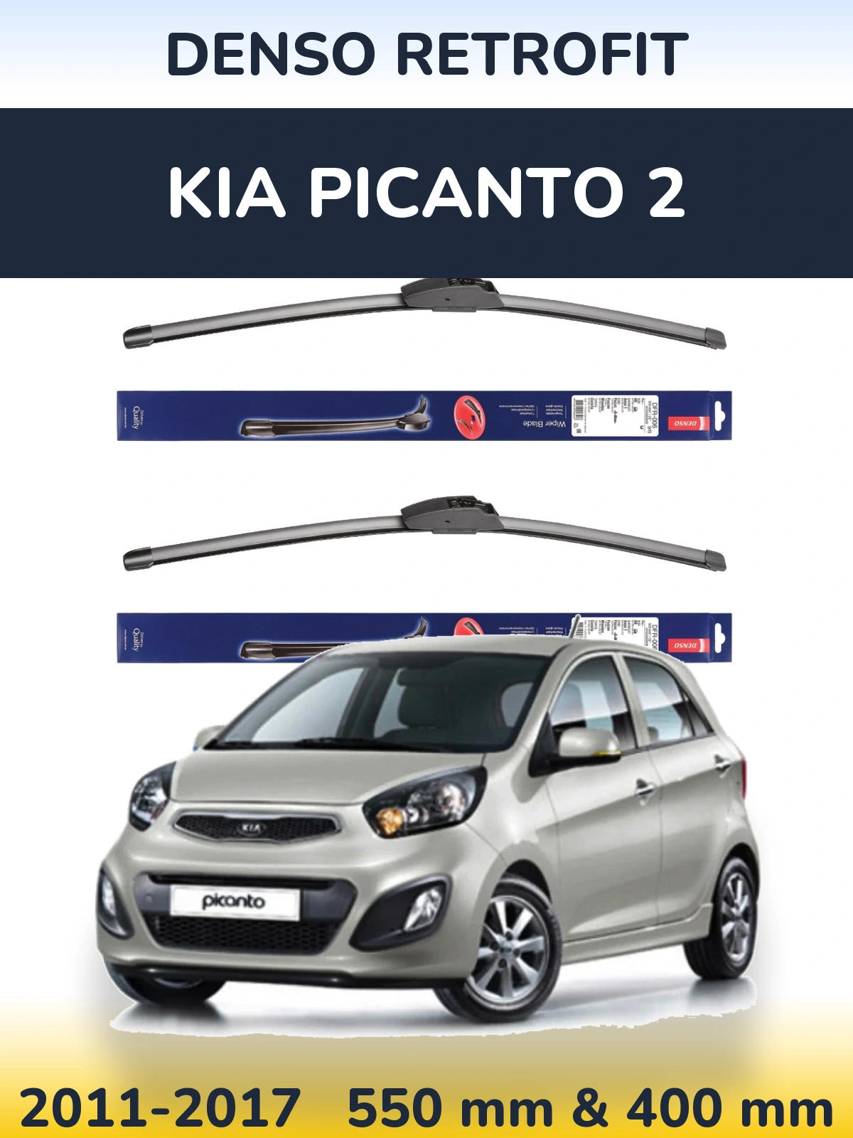 Ștergătoare Denso Retrofit pentru KIA Picanto 2