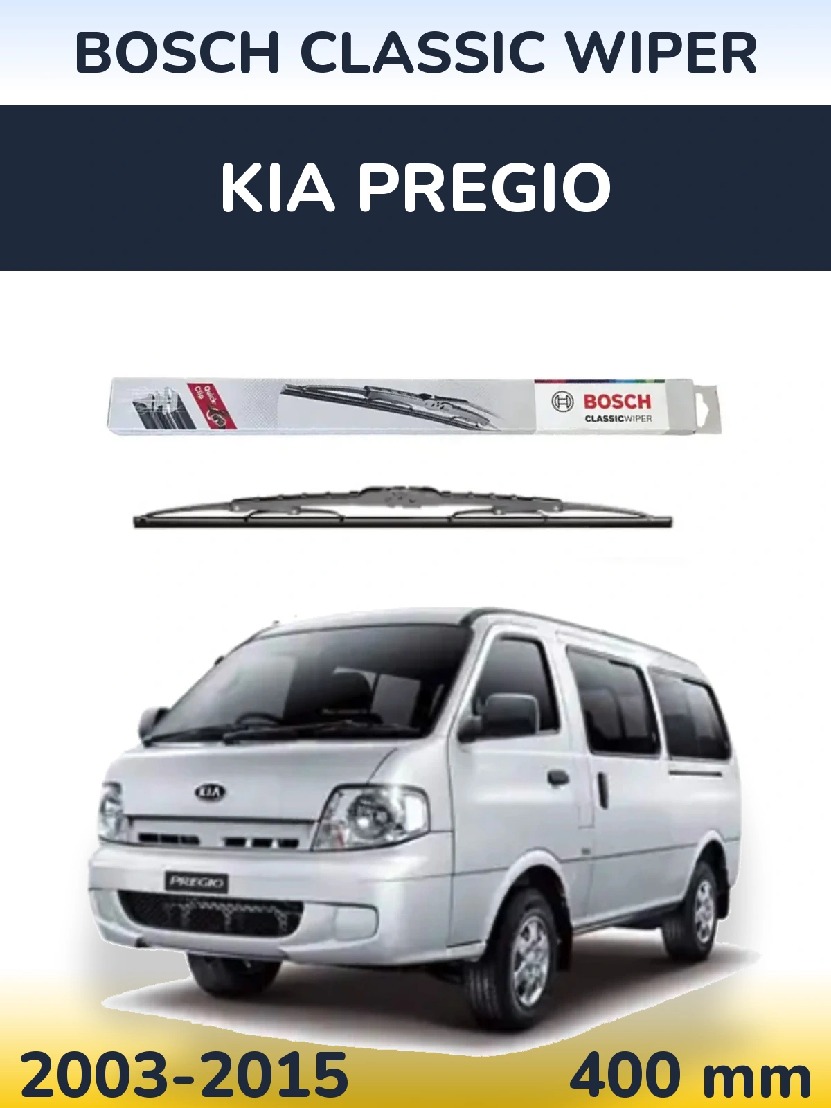 Ștergătoare BOSCH Classic Wiper pentru KIA Pregio