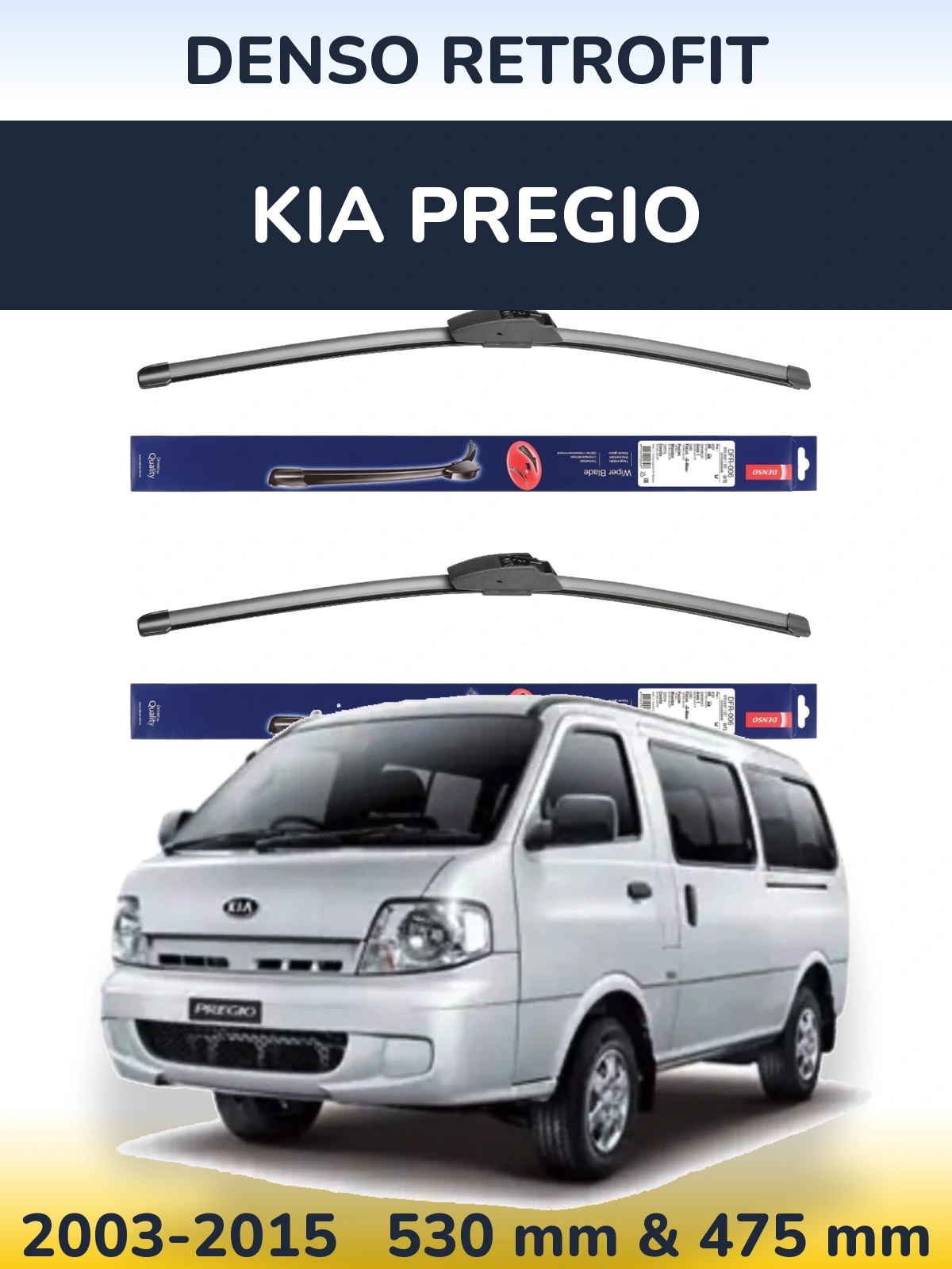 Ștergătoare Denso Retrofit pentru KIA Pregio