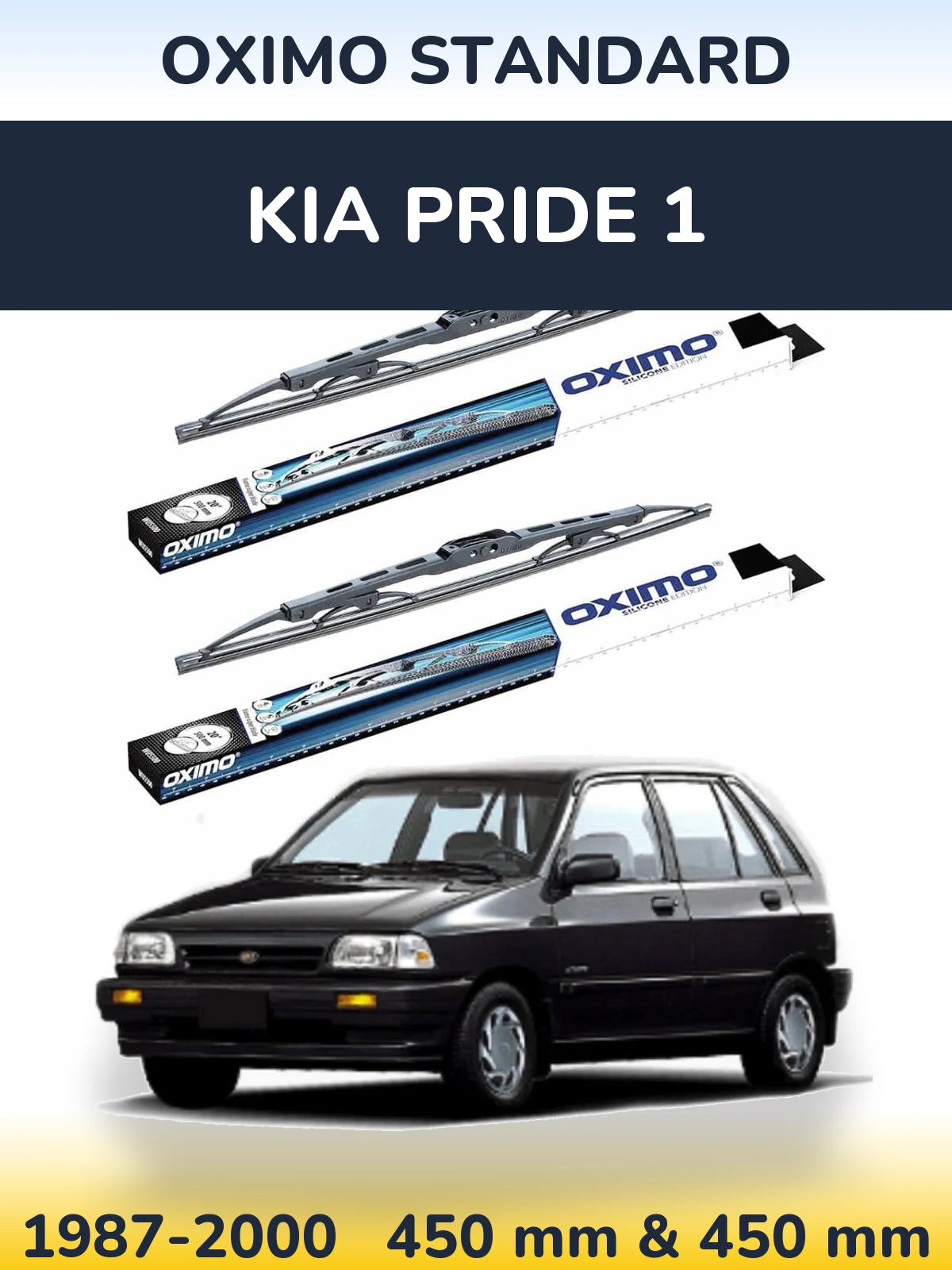 Ștergătoare Oximo Standard pentru KIA Pride 1
