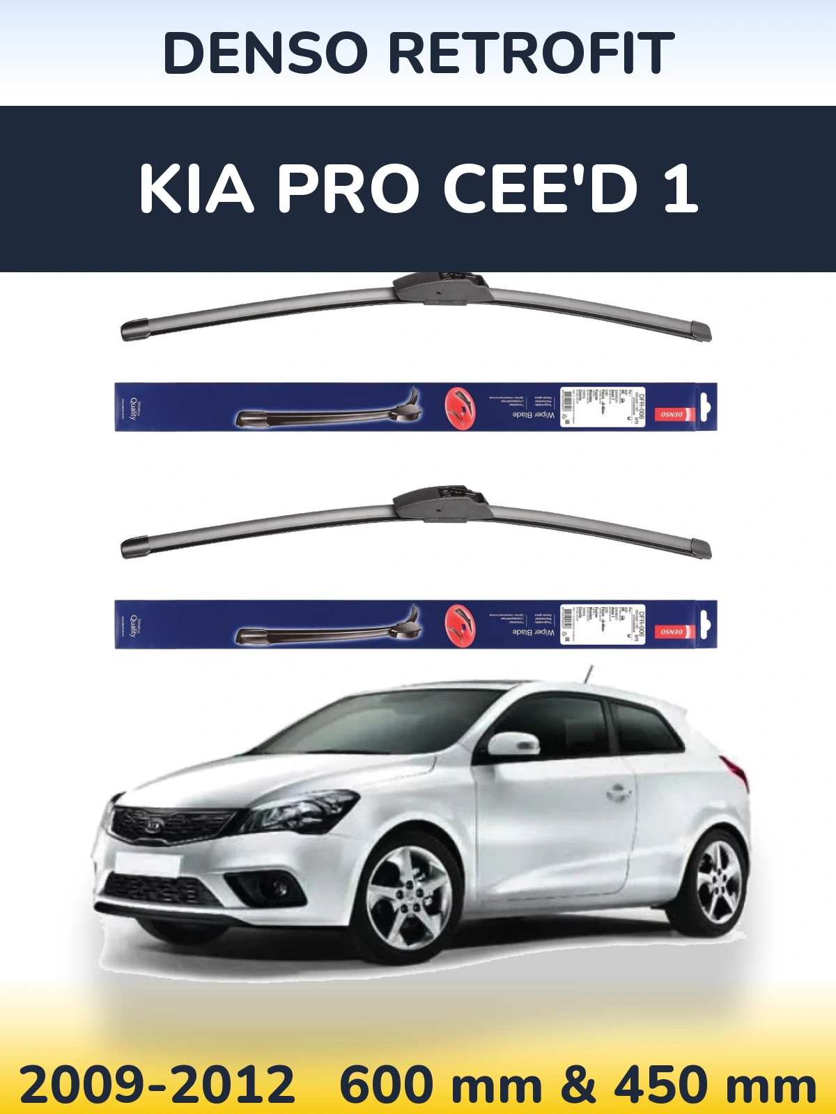 Ștergătoare Denso Retrofit pentru KIA Pro Cee'd 1