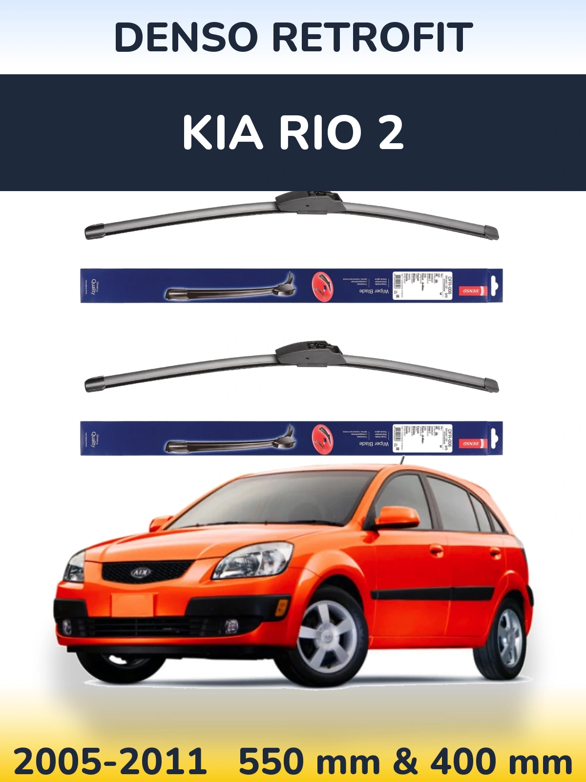 Ștergătoare Denso Retrofit pentru KIA Rio 2