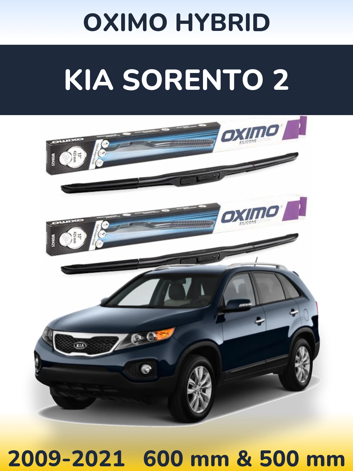 Ștergătoare Oximo Hybrid pentru KIA Sorento 2