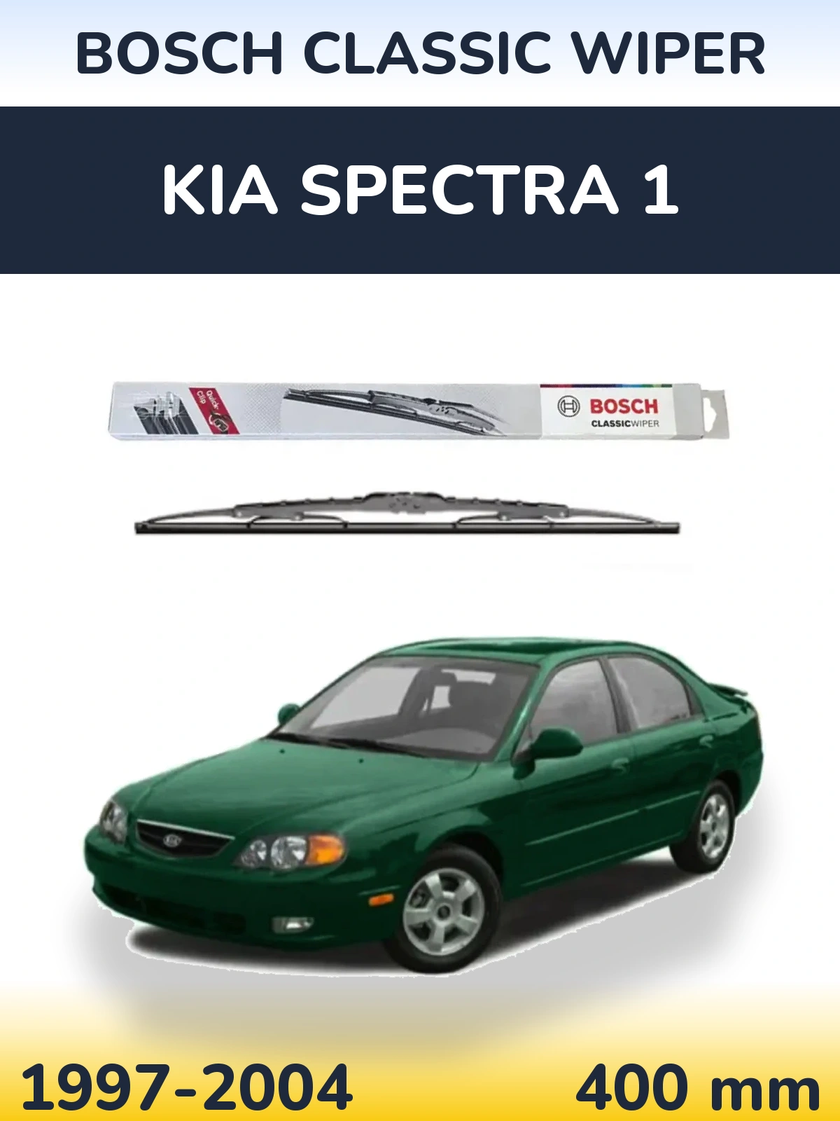 Ștergătoare BOSCH Classic Wiper pentru KIA Spectra 1