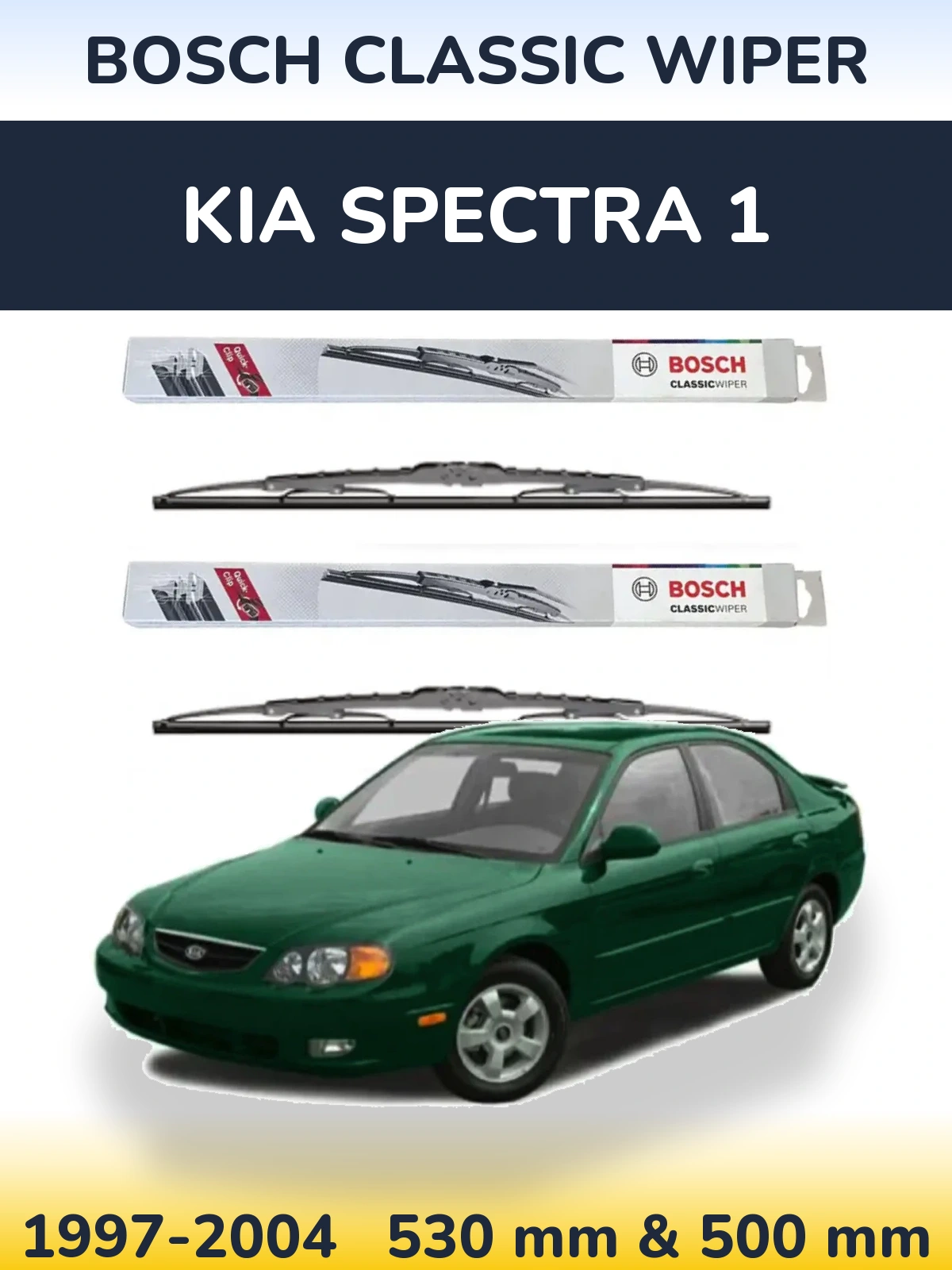 Ștergătoare BOSCH Classic Wiper pentru KIA Spectra 1