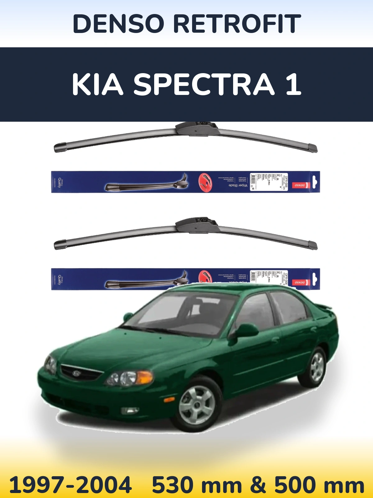 Ștergătoare Denso Retrofit pentru KIA Spectra 1