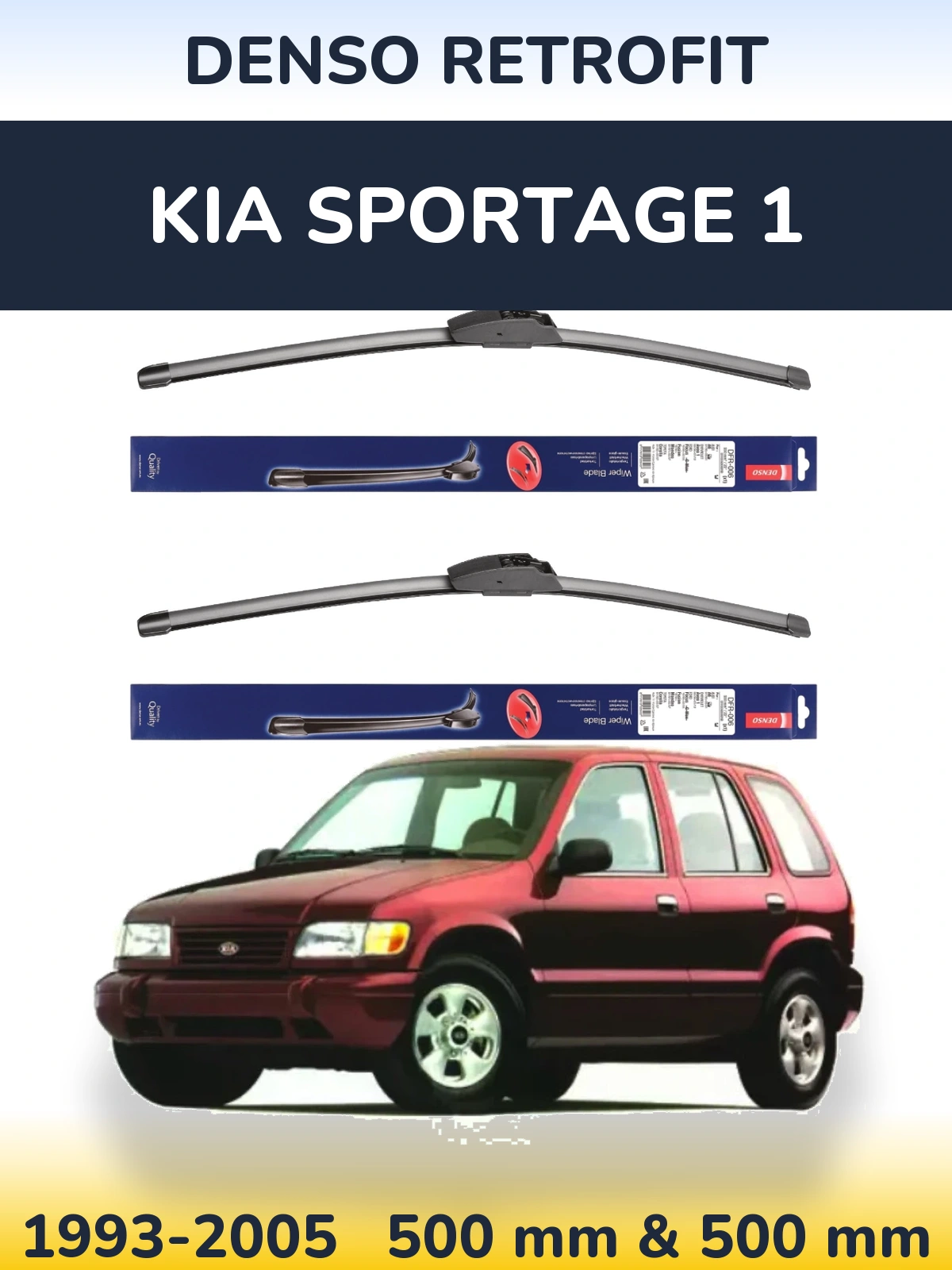 Ștergătoare Denso Retrofit pentru KIA Sportage 1