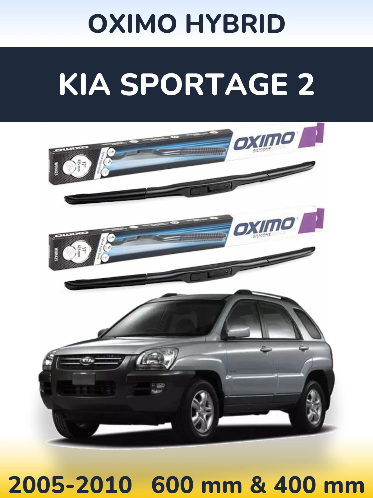 Ștergătoare Oximo Hybrid pentru KIA Sportage 2