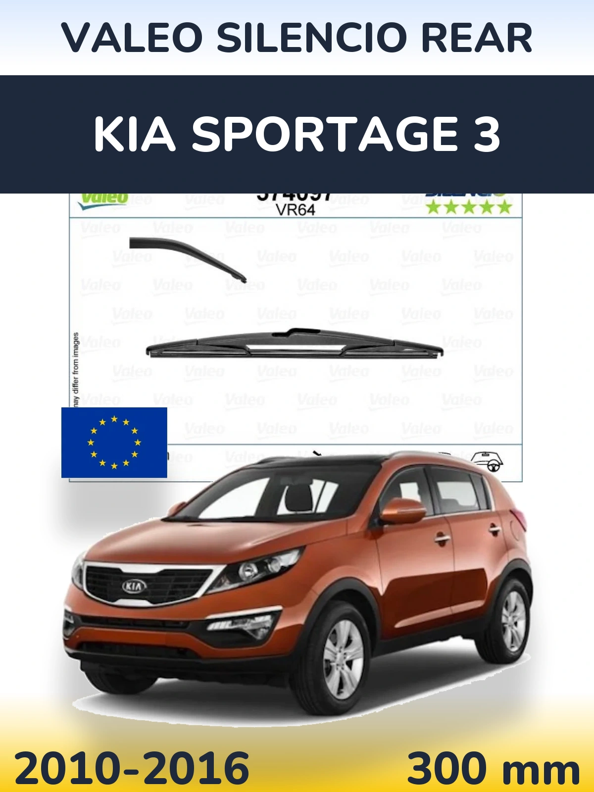 Ștergătoare Valeo Silencio Rear pentru KIA Sportage 3