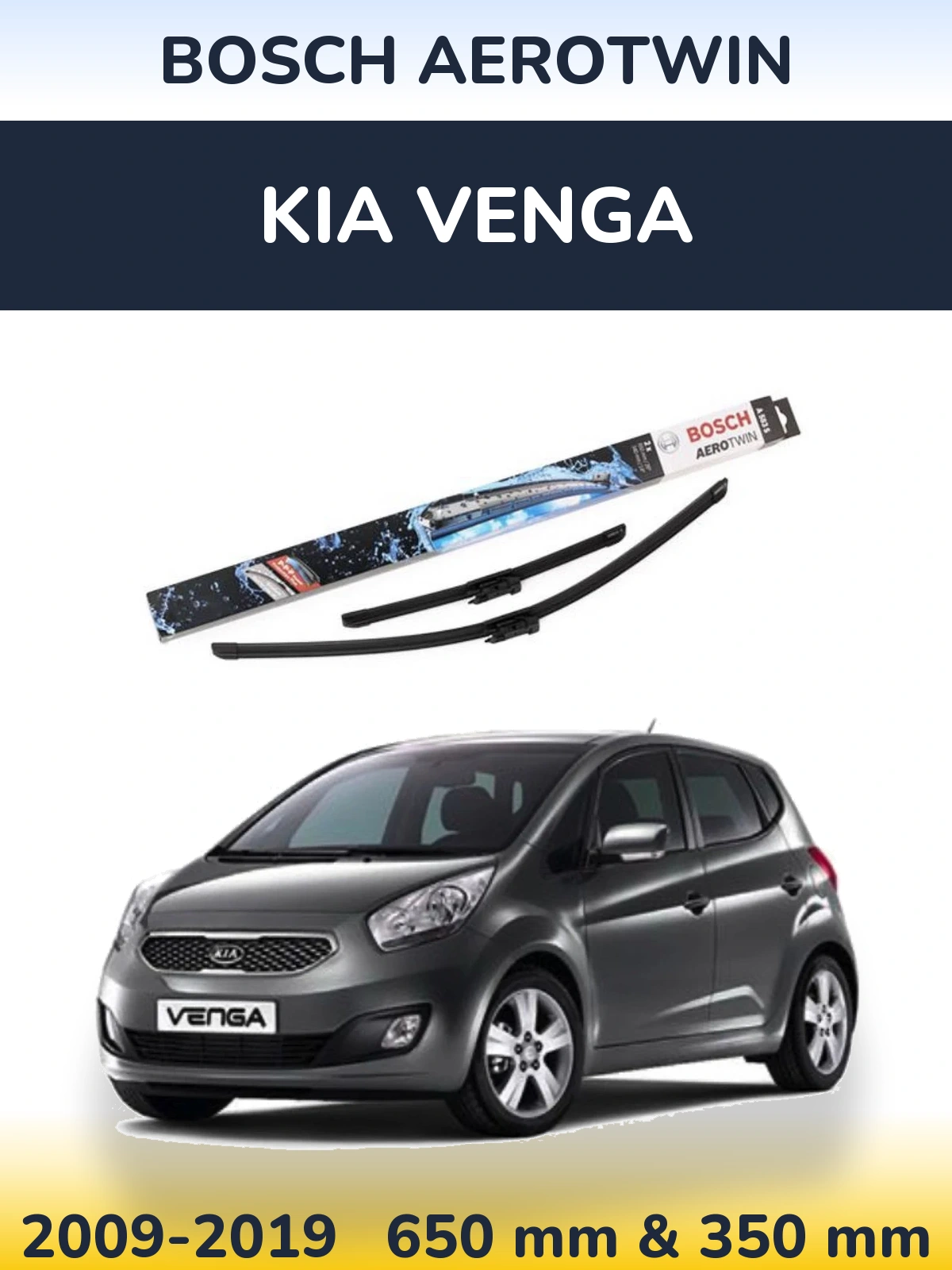 Ștergătoare BOSCH AeroTwin pentru KIA Venga