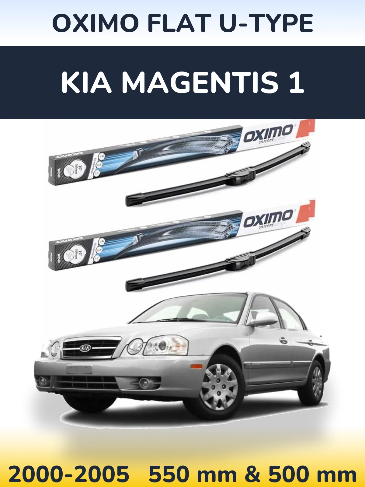 Ștergătoare Oximo Flat U-type pentru KIA Magentis 1