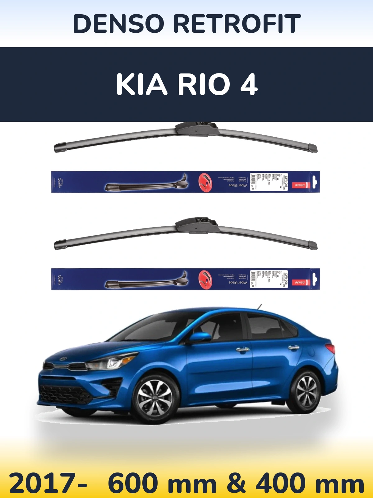 Ștergătoare Denso Retrofit pentru KIA Rio 4