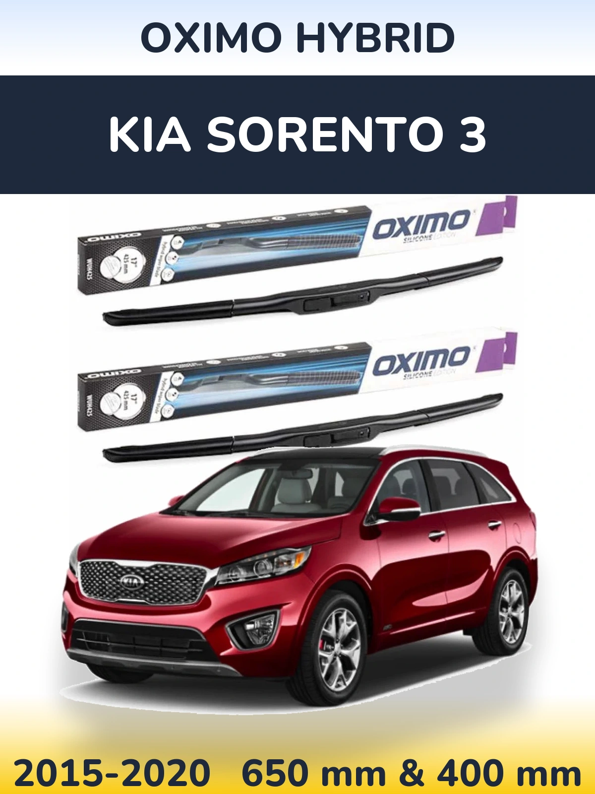 Ștergătoare Oximo Hybrid pentru KIA Sorento 3