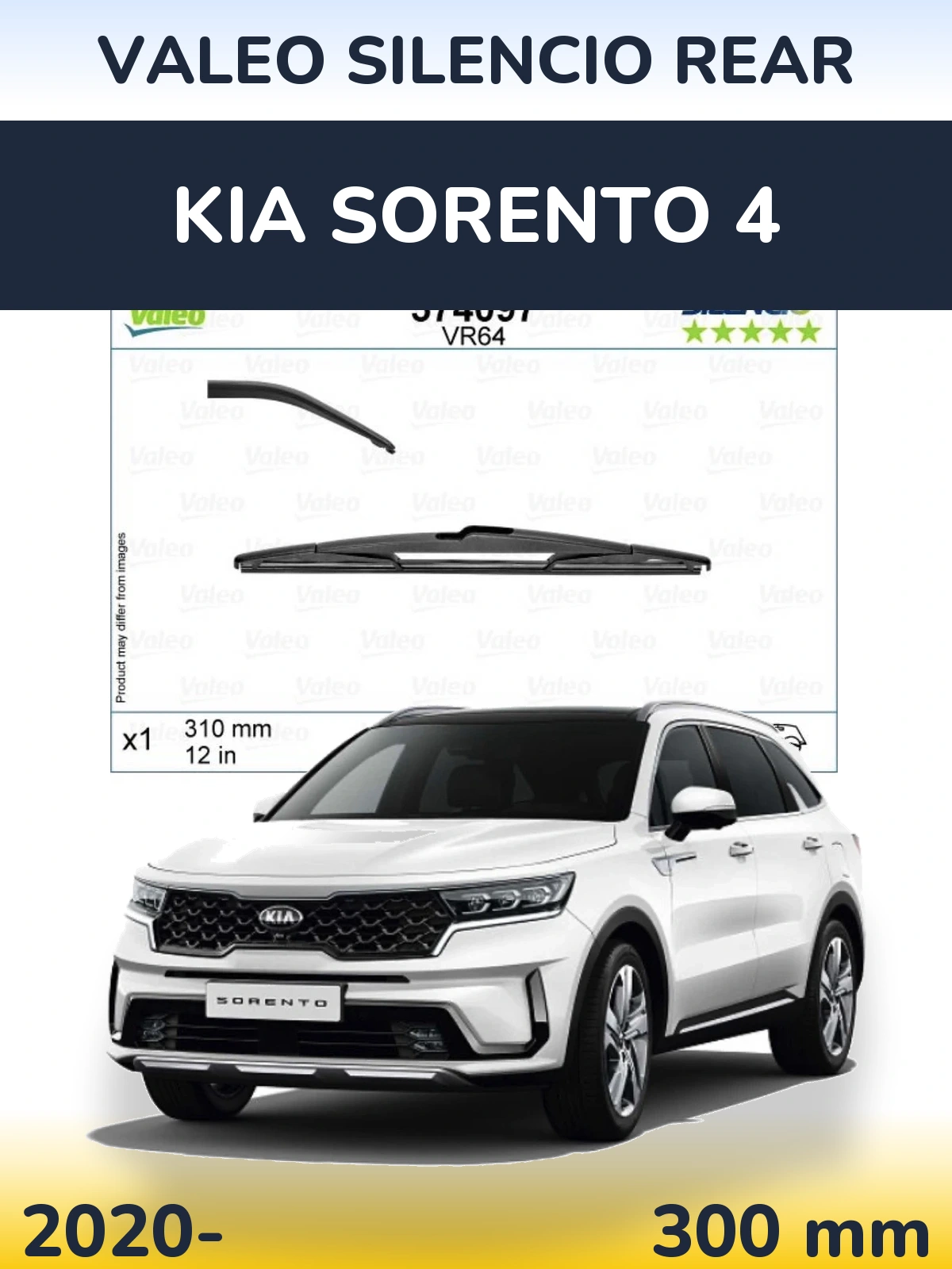 Ștergătoare Valeo Silencio Rear pentru KIA Sorento 4