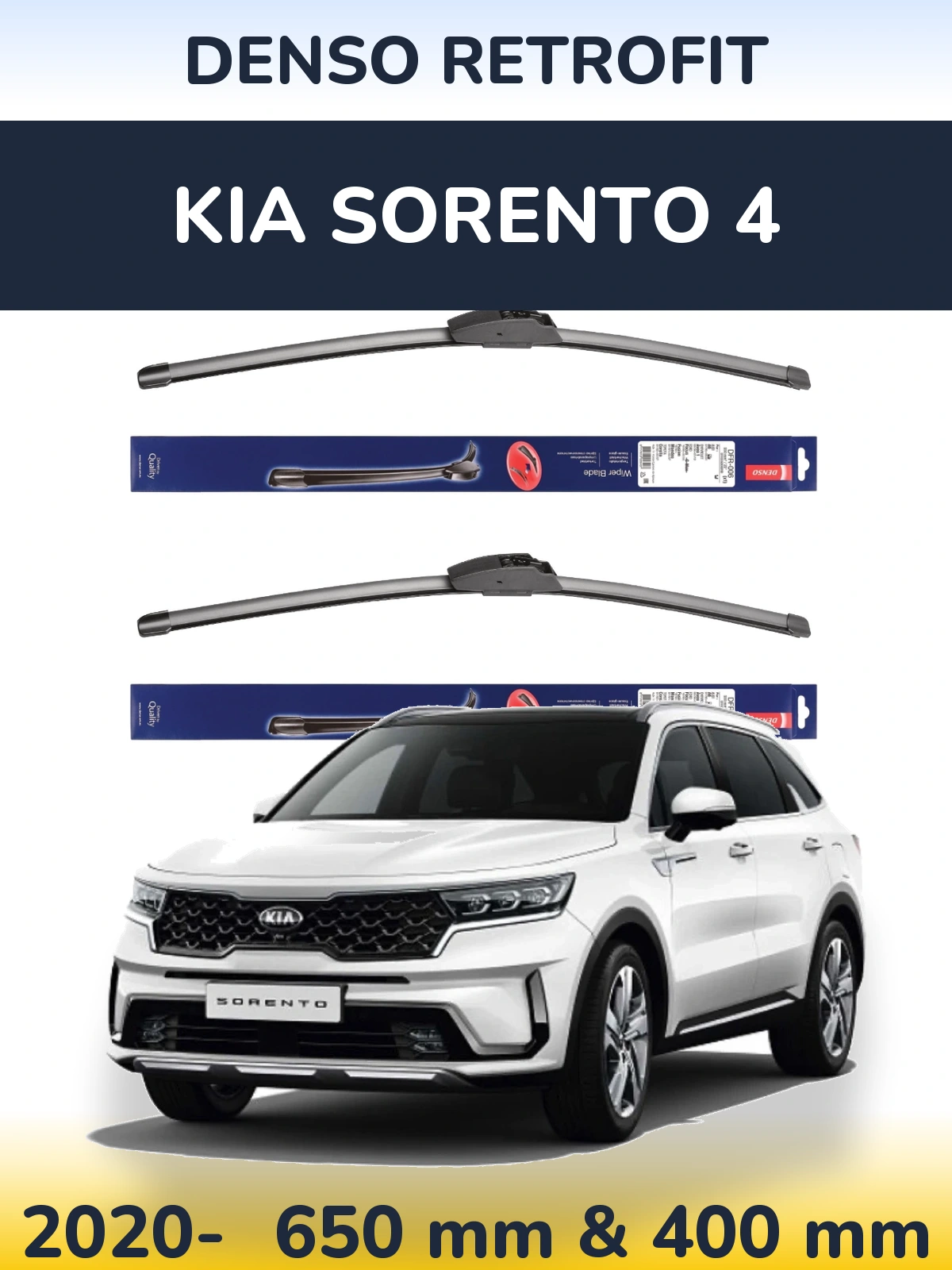 Ștergătoare Denso Retrofit pentru KIA Sorento 4