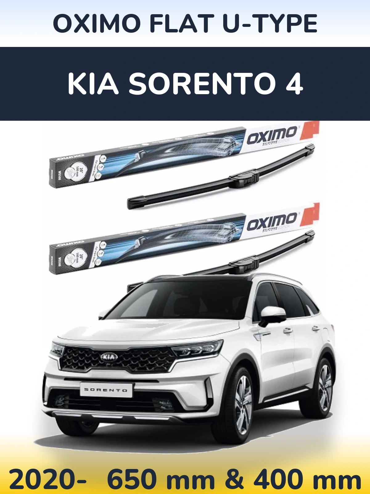 Ștergătoare Oximo Flat U-type pentru KIA Sorento 4