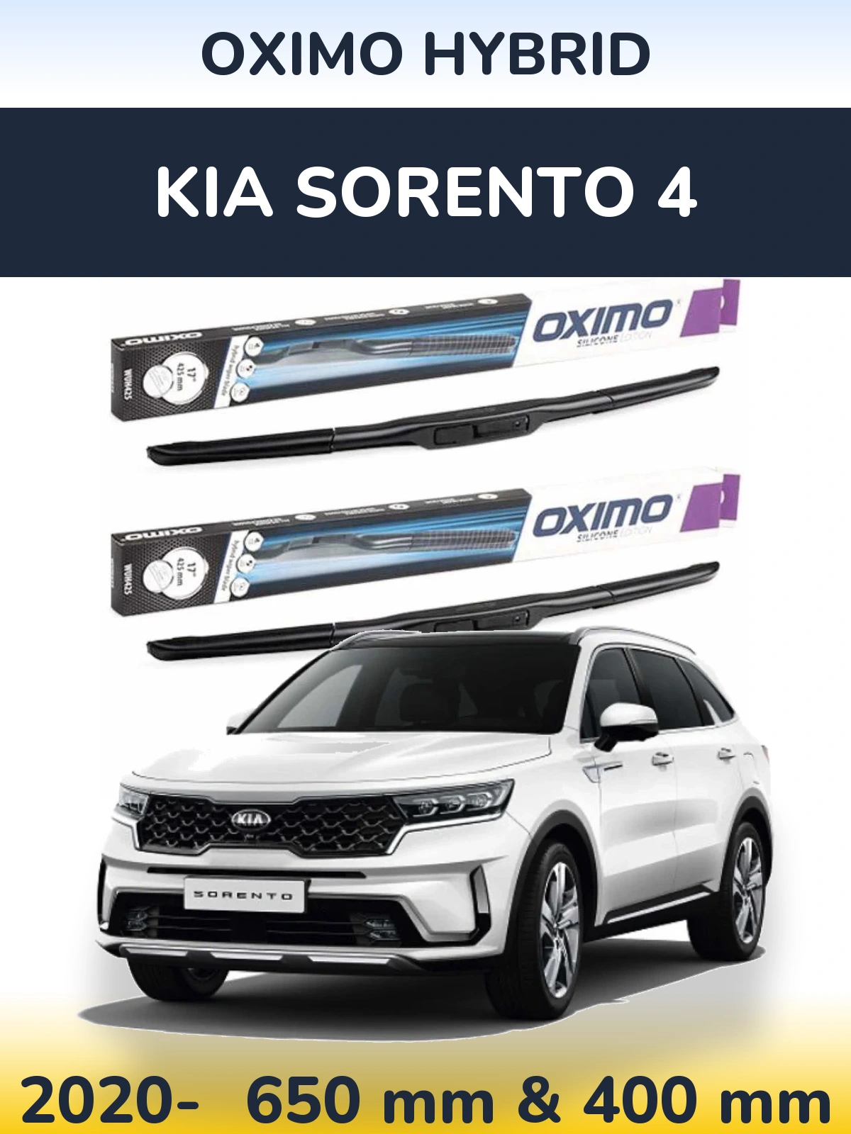 Ștergătoare Oximo Hybrid pentru KIA Sorento 4