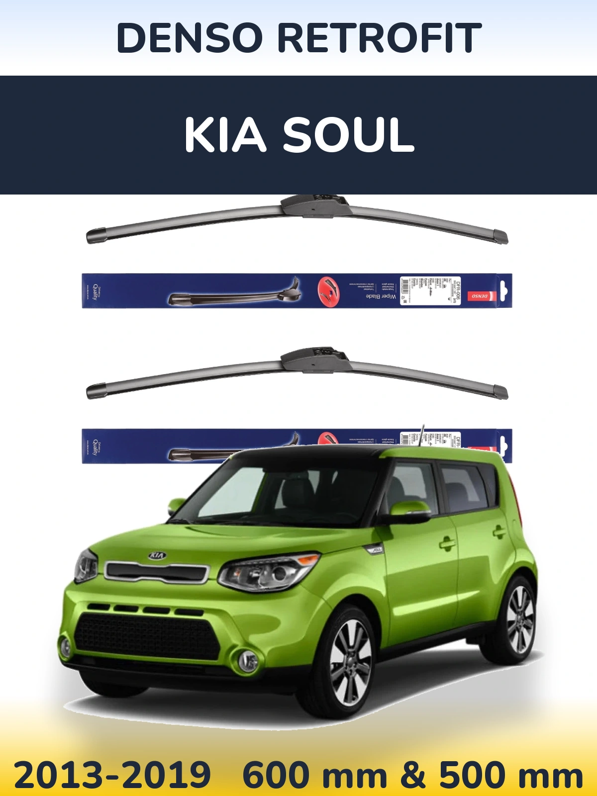 Ștergătoare Denso Retrofit pentru KIA Soul