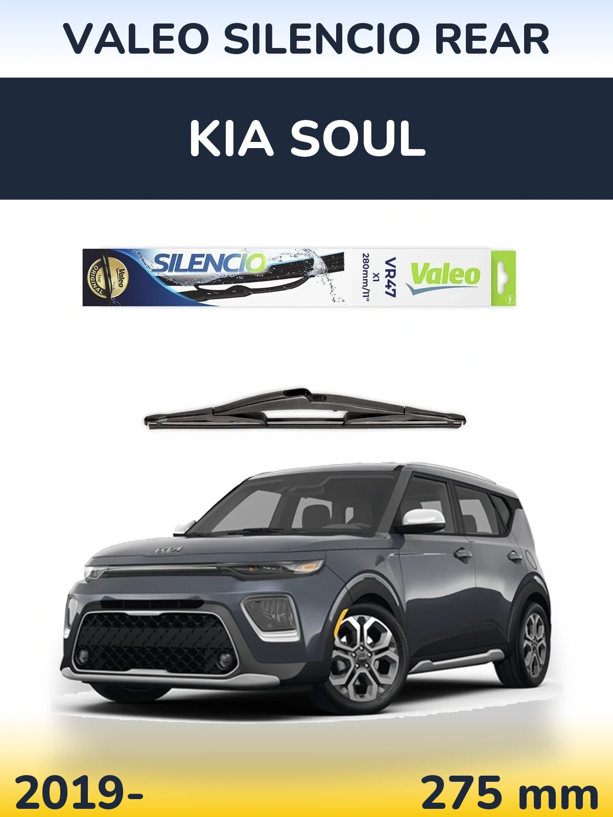 Ștergătoare Valeo Silencio Rear pentru KIA Soul