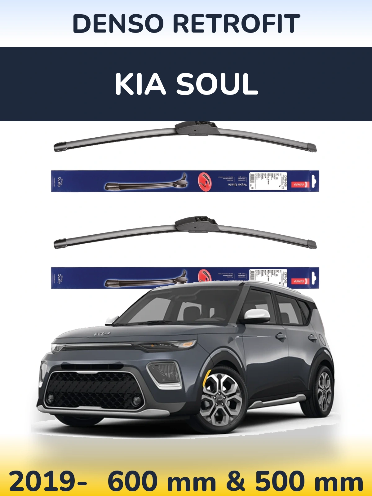 Ștergătoare Denso Retrofit pentru KIA Soul