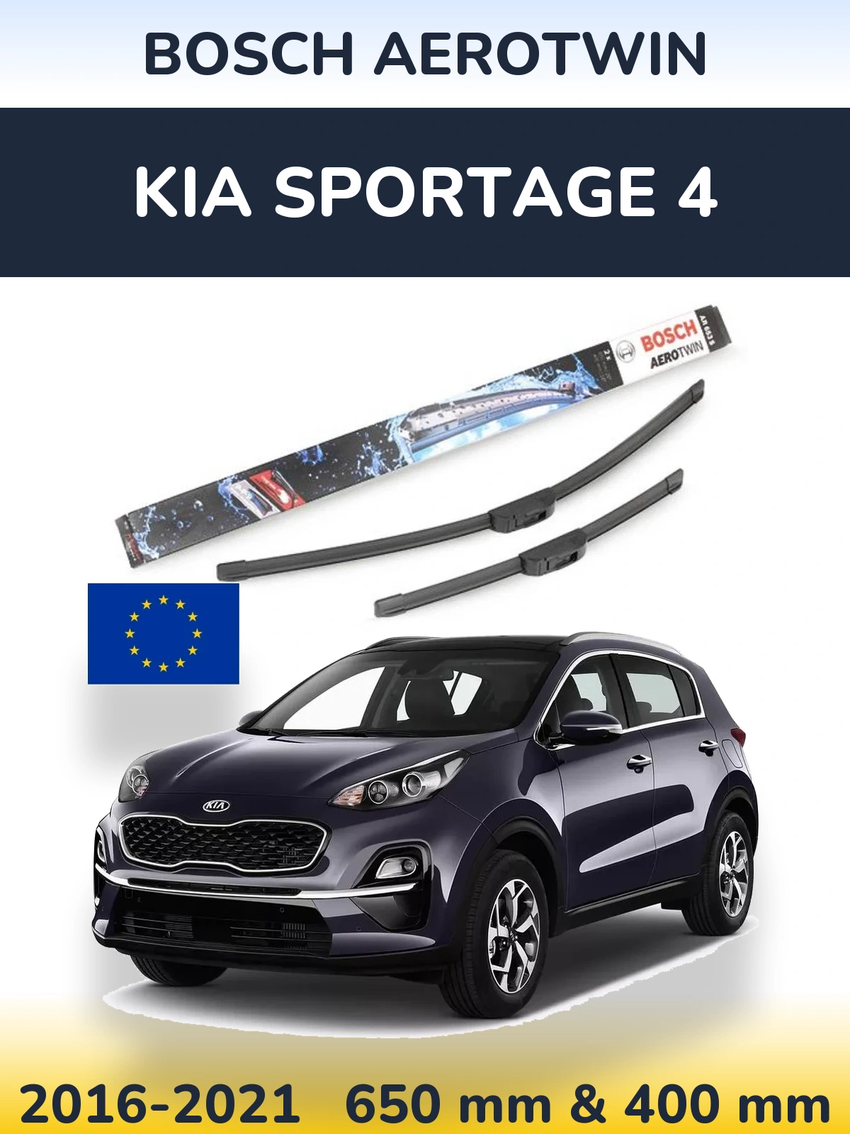 Ștergătoare BOSCH AeroTwin pentru KIA Sportage 4