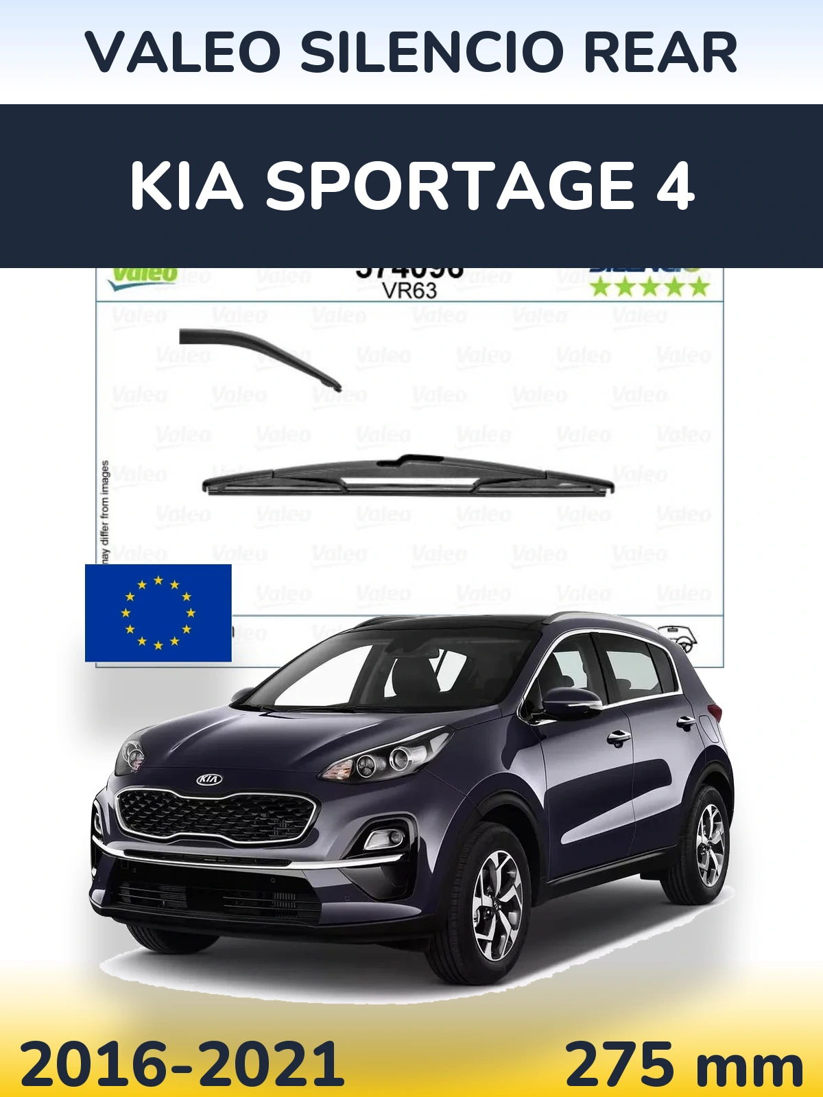 Ștergătoare Valeo Silencio Rear pentru KIA Sportage 4
