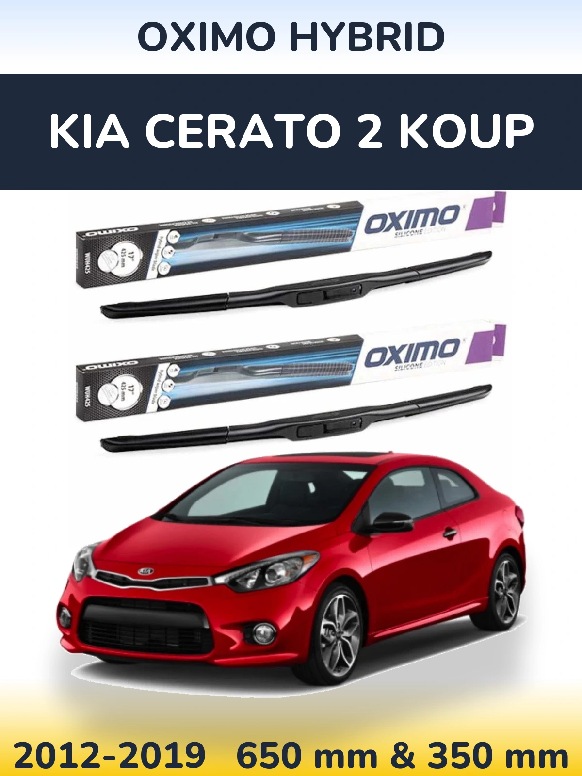 Ștergătoare Oximo Hybrid pentru KIA Cerato 2 Koup