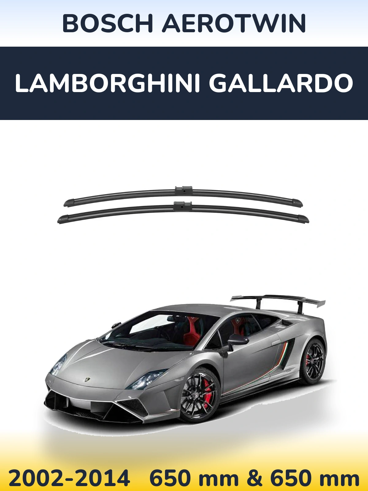 Ștergătoare BOSCH AeroTwin pentru Lamborghini Gallardo