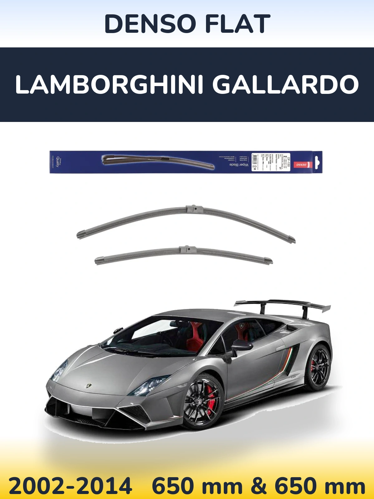 Ștergătoare Denso Flat pentru Lamborghini Gallardo